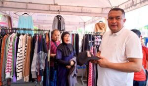 Bupati Bogor, Rudy Susmanto, Ikuti Car Free Day (CFD) bersama masyarakat di kawasan Tegar Beriman.